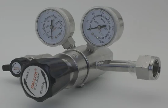 Nailok アウトレット 500psi 低圧酸素および窒素圧力レギュレーター
